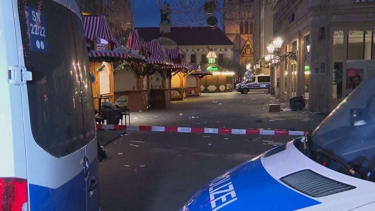 5 dead, hundreds injured after car drives into German Christmas market