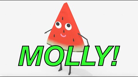 Happy Birthday MOLLY! - WATERMELON Birthday Song