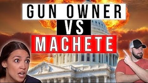 Gun Owner Fends Off Machete Wielding Invader & DESTROYS Gun Control Narrative At The Same Time