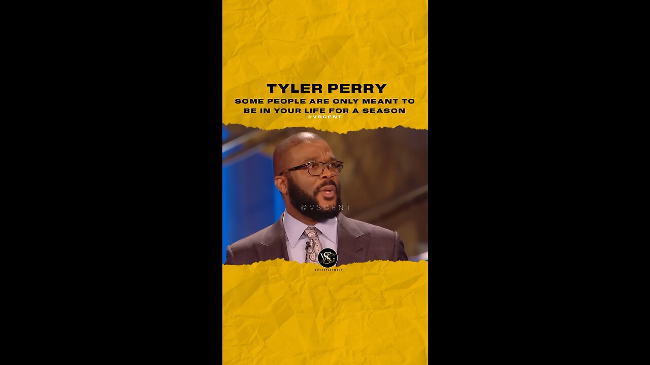 @tylerperry Some people are only meant to be in your life for a season. 🎥 @lakewoodchurch