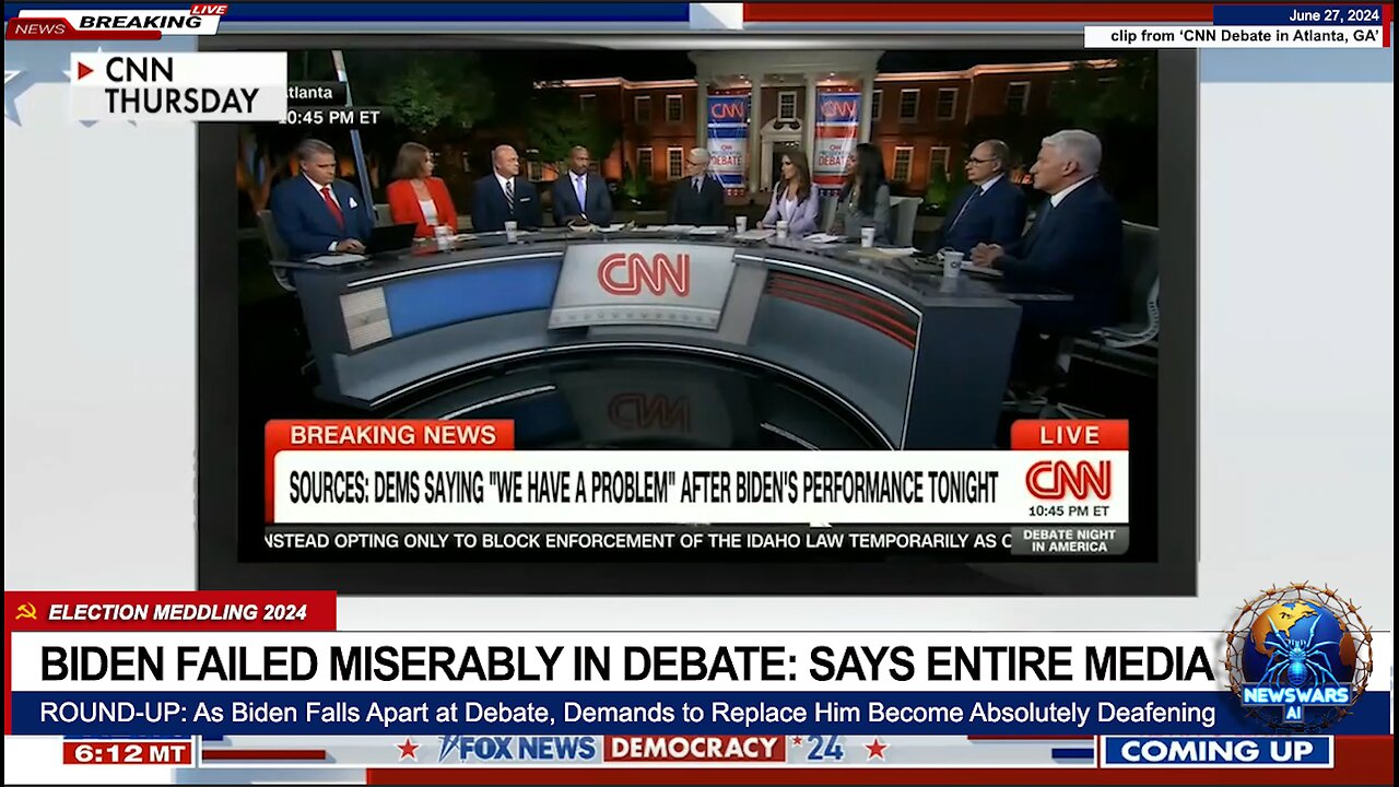 ENTIRE MEDIA: BIDEN FAILED MISERABLY IN DEBATE