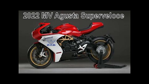 2022 MV Agusta Superveloce 800