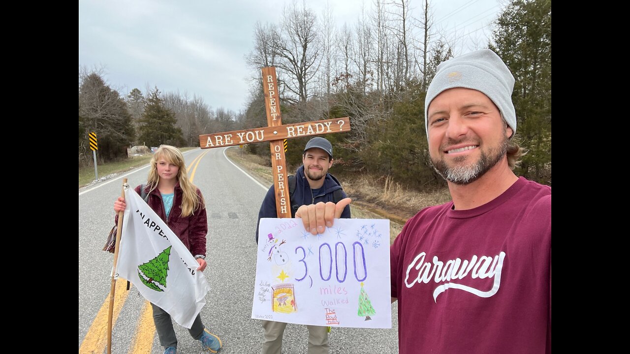 #TheLongWalkUSA: 3,000 miles!