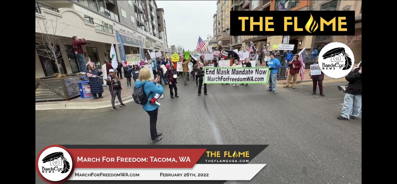 March for Freedom: Tacoma, WA February 26th, 2022