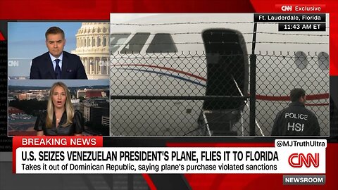 THE PLANE OF MADURO WAS BEING SEIZED BY THE USA