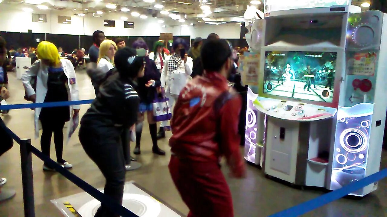 Castle point anime convention video game dance off