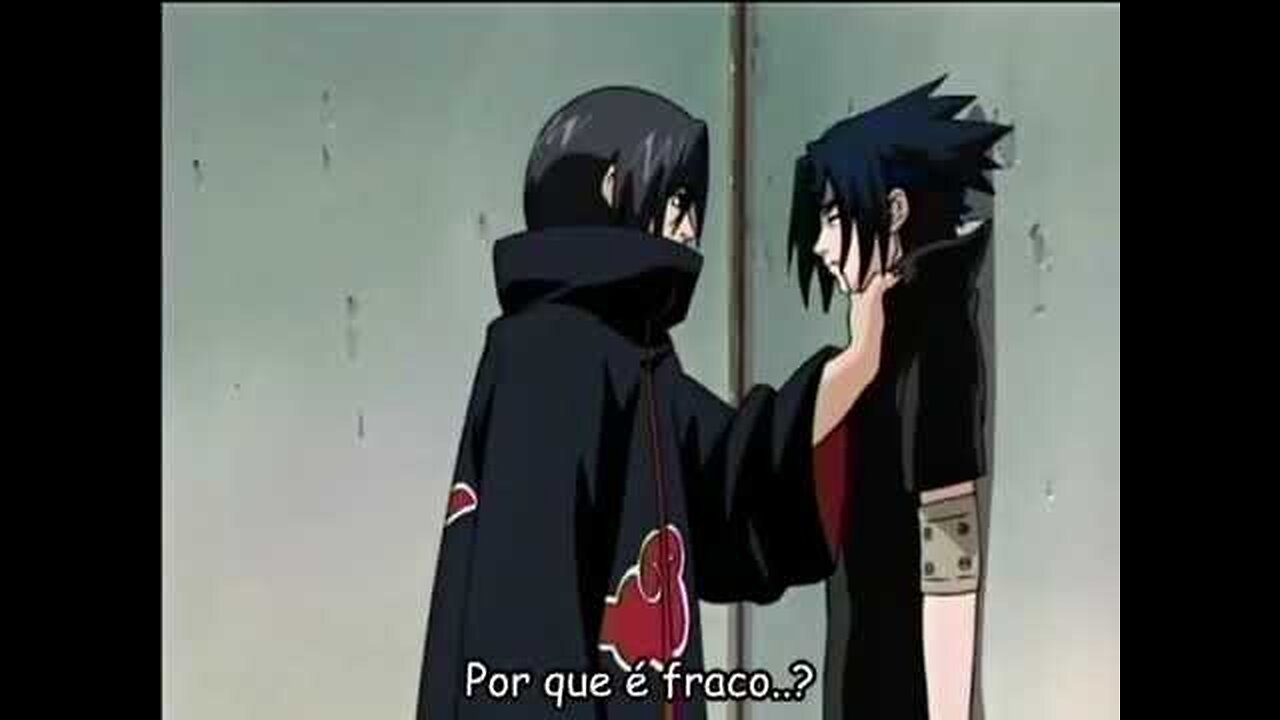 Itachi diz a Sasuke que lhe falta ódio