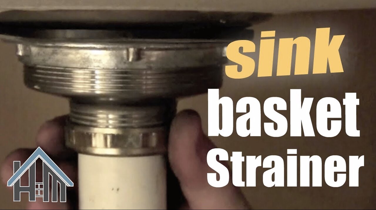 How to replace basket strainer, kitchen sink drain. Easy! Home Mender.