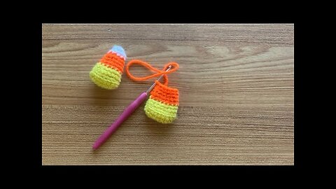 Beginner-Friendly Crochet Project - Cute Candy Corn for Fall!
