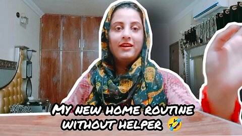 My new home routine without helper | Mehak Khizar Vlog