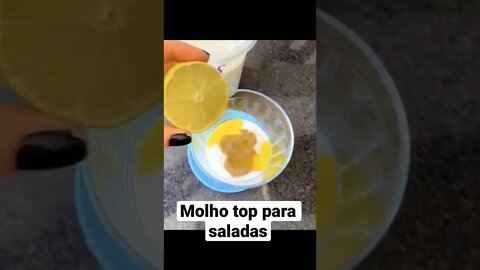 Receita de Molho Top para Salada 🥗 Lowcarb #shorts #naturalfoodba #lowcarbdiet