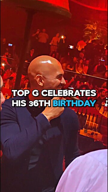 Andrew Tate Celebrates His 36th Birthday