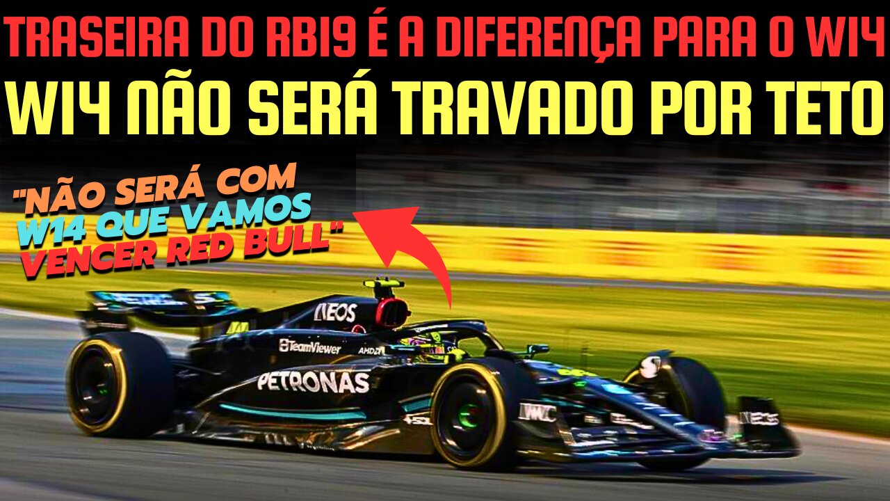 Hamilton não sente diferença no Mercedes W14 B e Traseira do RB19 é a diferença para o W14