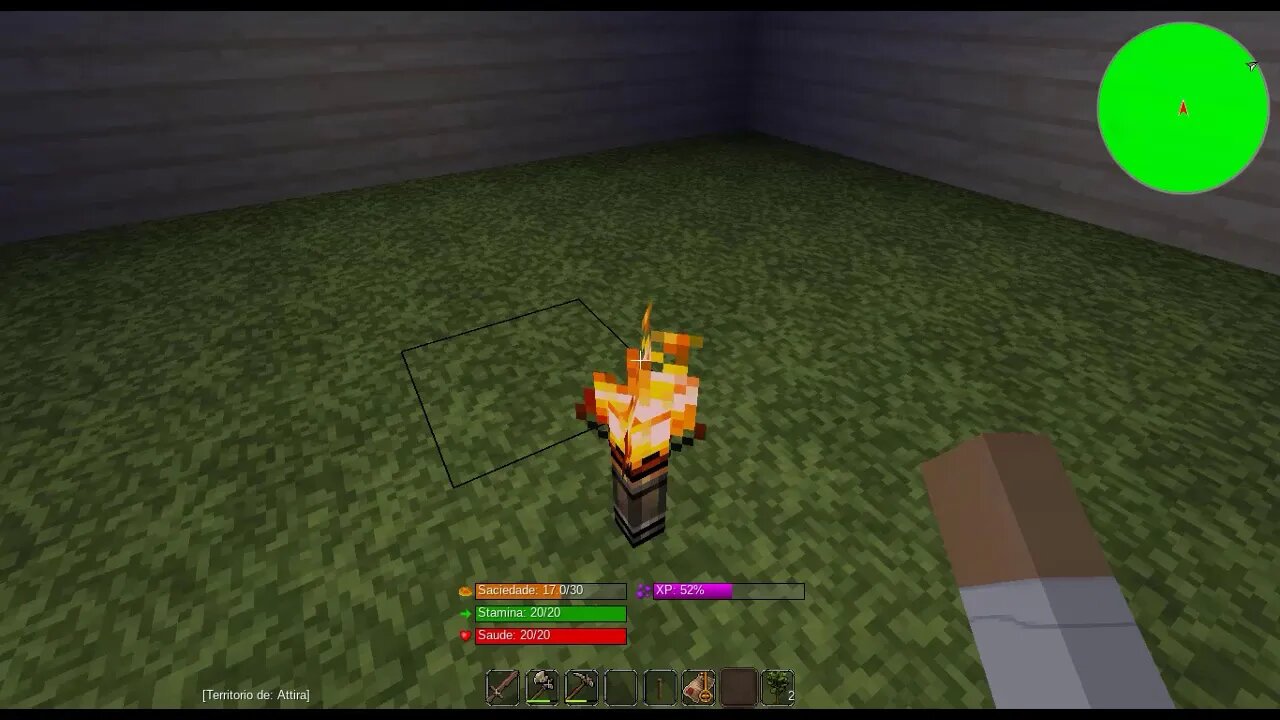 CONSTRUINDO NOSSA CASA + MONSTRO MAIS FORTE DO SERVIDOR! - ⛏ Minetest Multiplayer (AtCraft) ⛏ #1