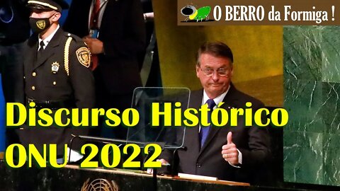 ÍNTEGRA DO DISCURSO CENSURADO DE BOLSONARO NA ONU-20/09/2022