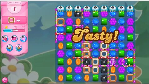 Candy Crush Level 4222 Talkthrough, 26 Moves 0 Boosters