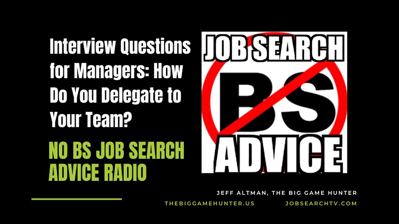 Interview Questions for Managers: How Do You Delegate to Your Team