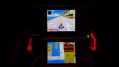 0284-Jugando: mariokart ds, misión 2-1, 2-2, 2-3, nivel 2, misiones