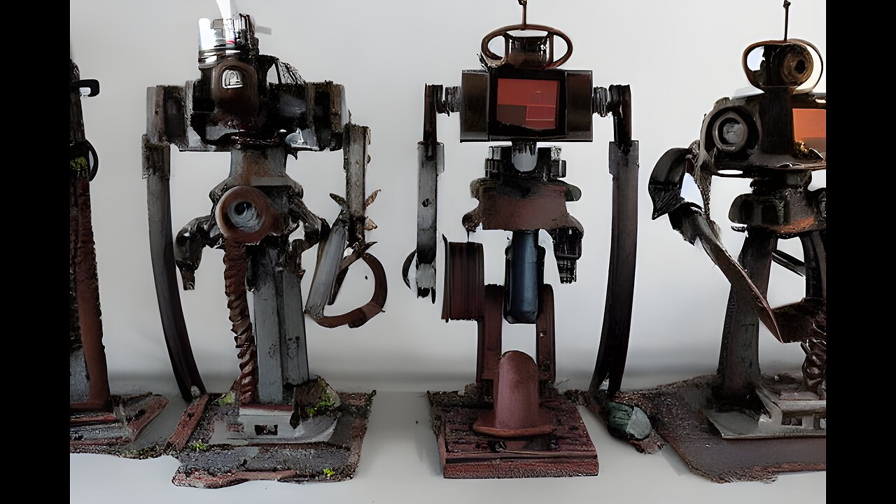 The Rusty Junk Robots of The A I Verse Part 1