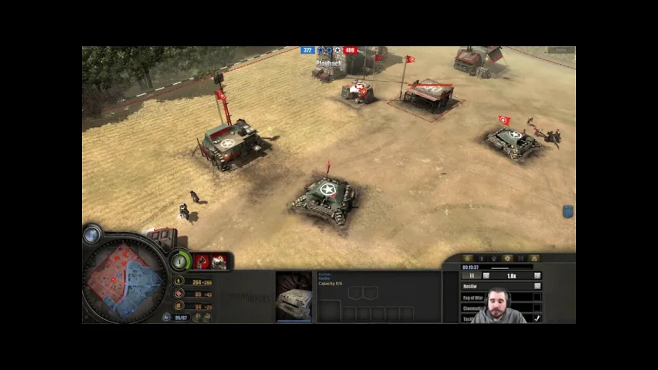 Bulat (US) vs Nosliw (Wher) || Company of Heroes 1