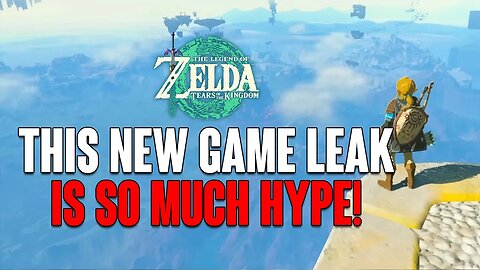 Tears of the Kingdom: New ZELDA Game LEAK Is A Lot Of HYPE!