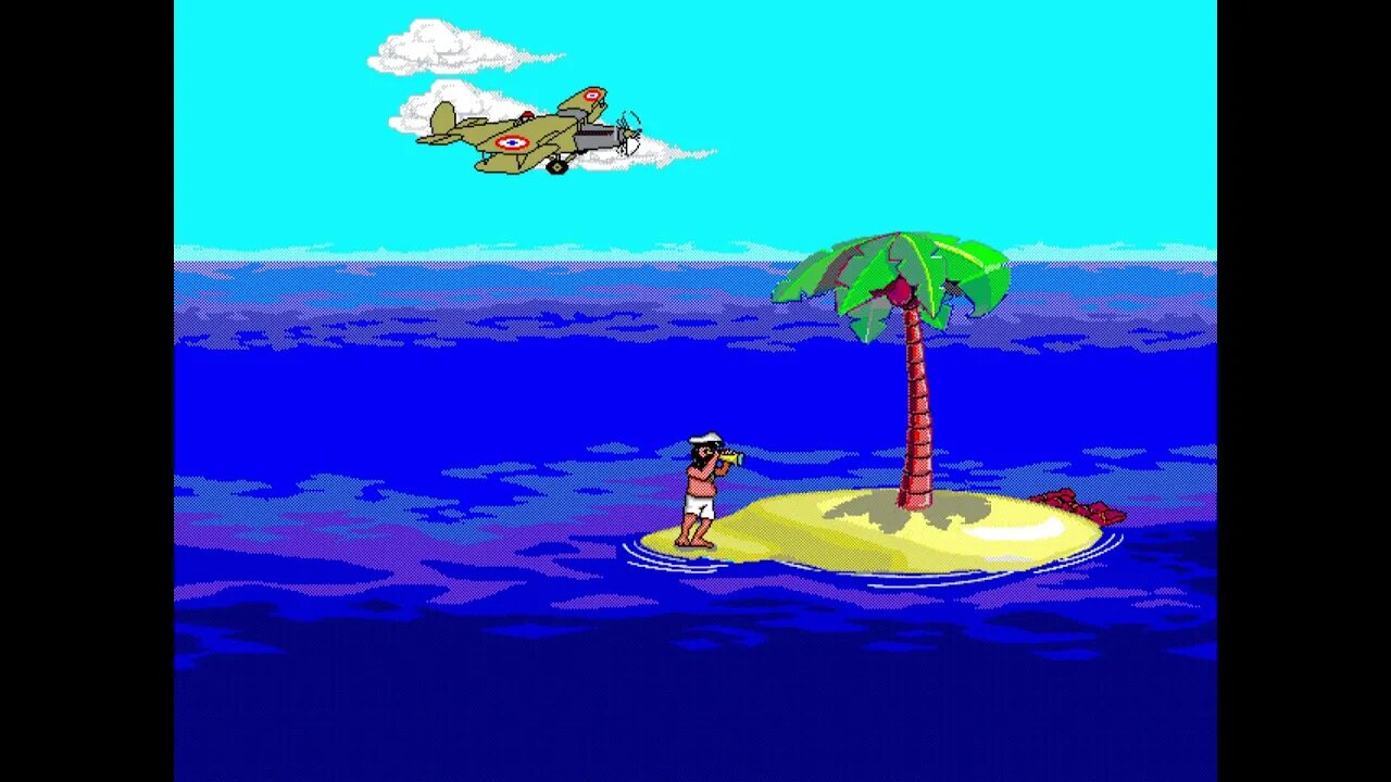 Johnny Castaway - Screen Saver - Windows 3 scrrensaver running on Windows 11