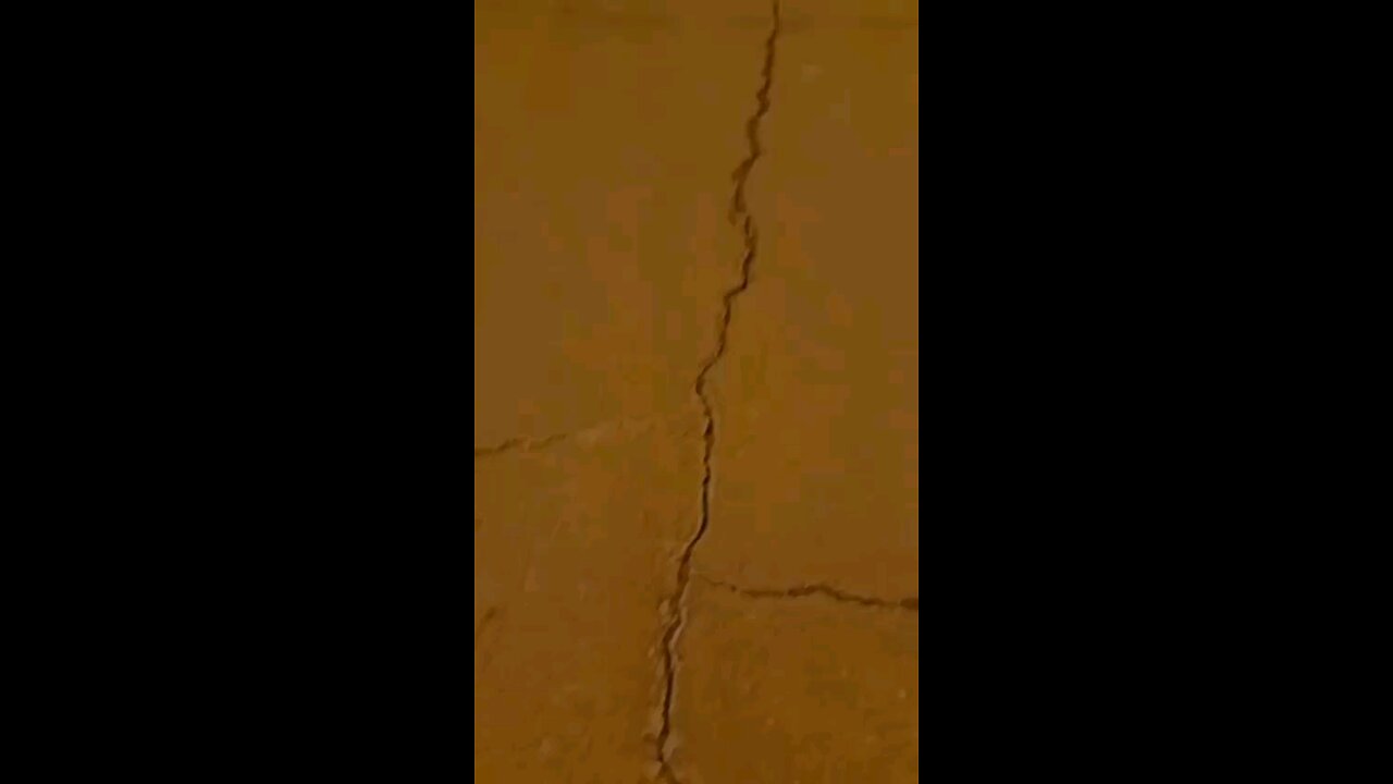 broken roads after the rain in uae