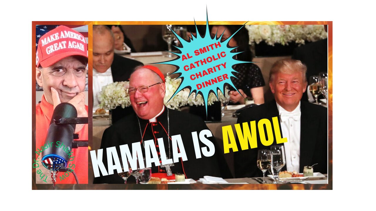 COWARD Kamala Won't ATTEND Al Smith Catholic Charity Dinner - She Saw Trump CRUCIFY Hillary