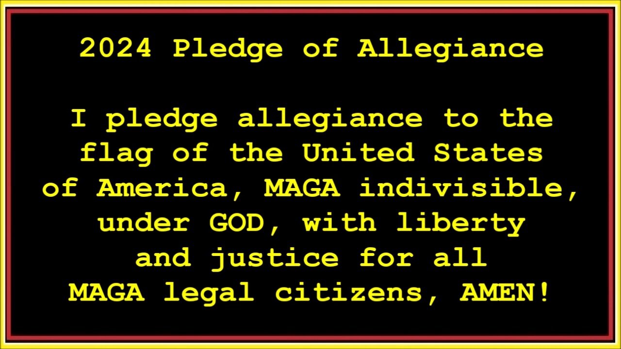 and 2024 Pledge of Allegiance