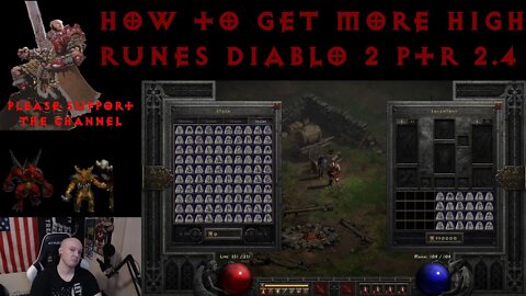 How To Restock Runes And Uniques | Diablo 2 Resurrected PTR Patch 2.4