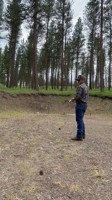 First few shots with the Colt king cobra target