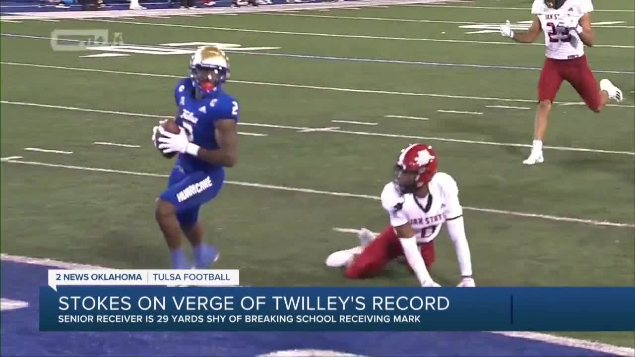 Keylon Stokes on verge of TU receiving record