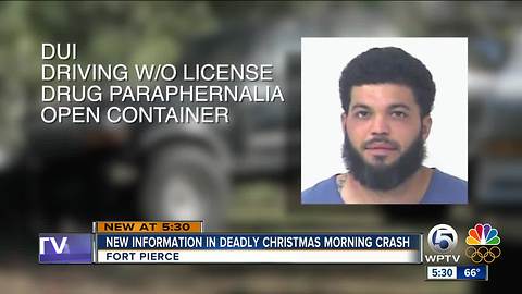 New information in Fort Pierce deadly Christmas morning crash