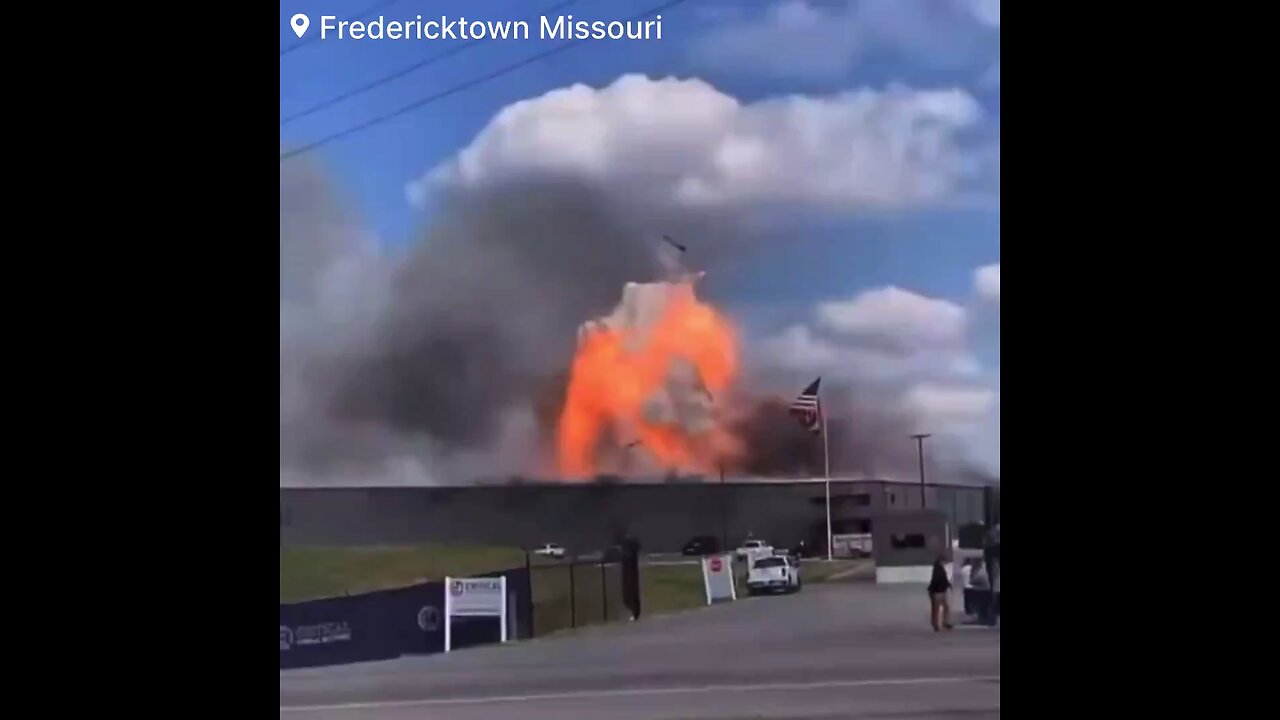 A major fire break out at a recycling battery plant