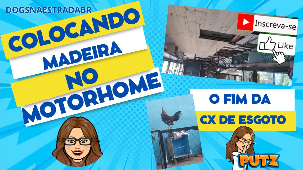 COLOCANDO MADEIRA NO TETO E A CAIXA DE ESGOTO JÁ ERA! 😭