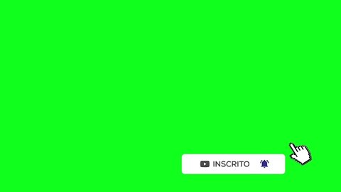 Chroma key botão inscreva-se green screen