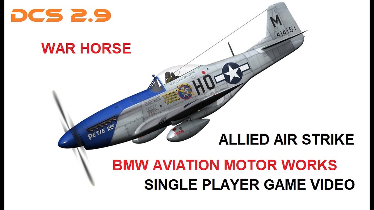 DCS 2.9 The BMW Aviaton Motor Works An Allied Air Target