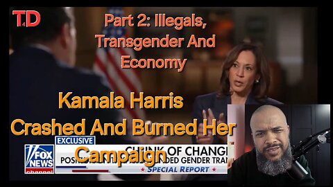 Kamala Harris Fox News Interview Part 2: Illegals, Transgender And Economy