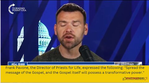 Spread the message of the Gospel, and the Gospel itself will possess a transformative power.