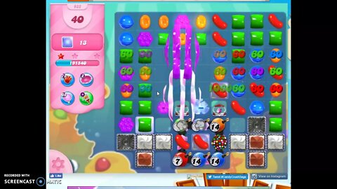 Candy Crush Level 933 Audio Talkthrough, 3 Stars 0 Boosters