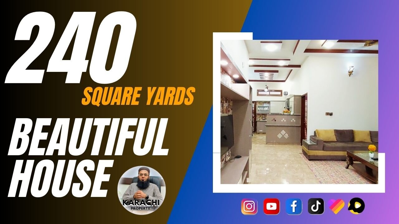 Beautiful House For Sale - 240 Square Yards Gulshan-e-Maymar
