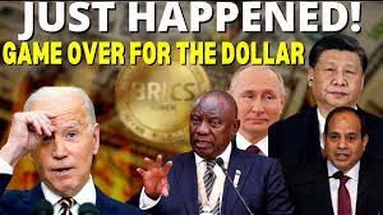 O FIM! BRICS ACABOU DE DECLARAR UM Mega Despejo de Dólares _ Conjuntos para inaugurar uma nova moeda