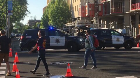 San Jose Protest George Floyd 6/1/2020 Featuring Batman?