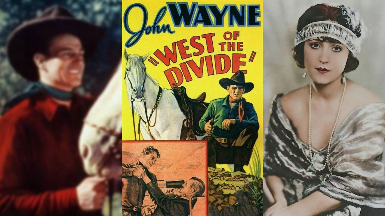 WEST OF THE DIVIDE (1934) John Wayne, Virginia Brown Faire & 'Gabby' Hayes | Western | B&W