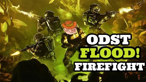 Trying Flood Firefight! - Halo ODST!