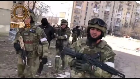 Frontlines, Full Video: Chechen cleaning buildings of Azov. Azov captured and hooded at end.