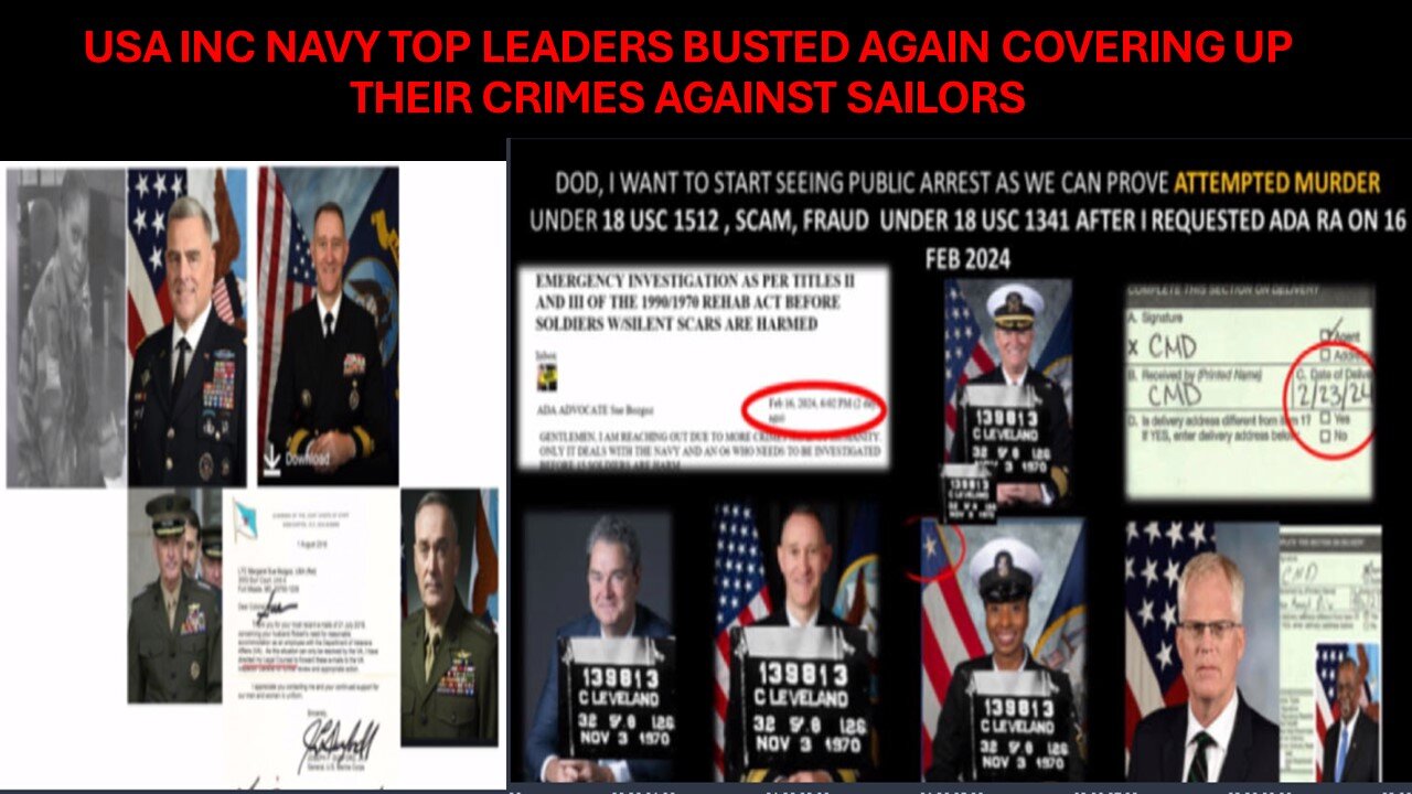 BUSTED AGAIN - NAVY GIVE UP- YOU FAILED TO DEVELOP YOUR DEFENSE - HEAR NOAH TELL ON THEM