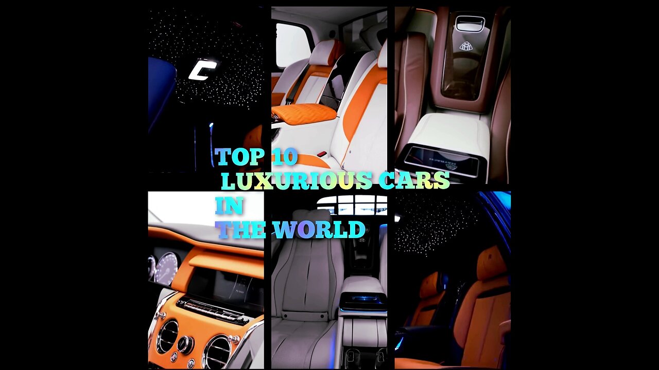 "TOP 10 LUXURIOUS CARS" CARS COLLECTION