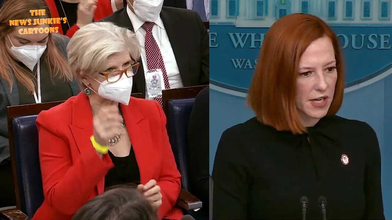 Psaki "understandably" accepts a q about INVESTIGATING Americans supporting Canadian Freedom Convoy!