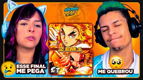 2 EM 1 - SecondTime (REMIX) Style Rengoku & JKZ - Breath of Flames | [React em Casal] 🔥